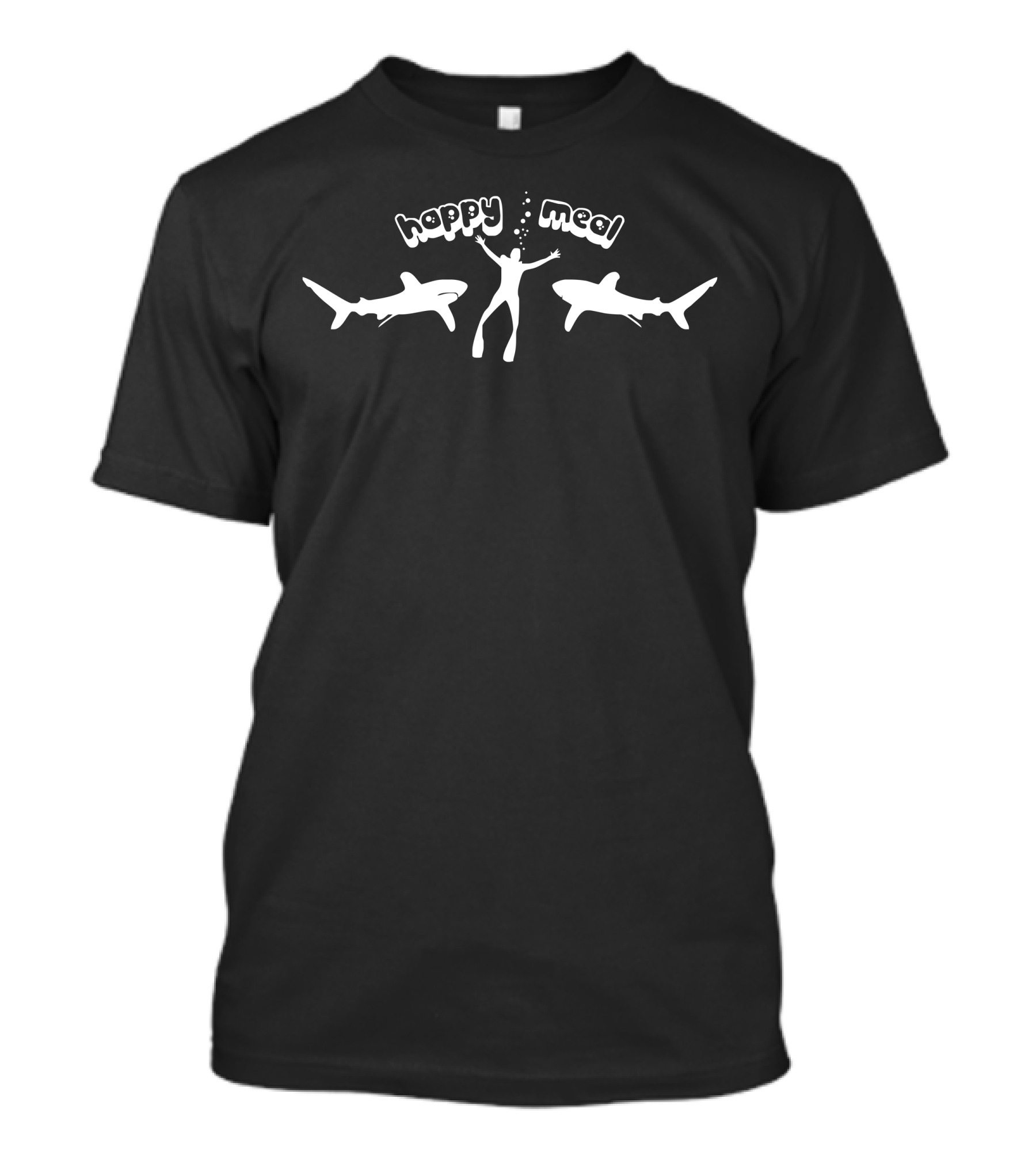 Happy Meal Diver Taucher Hai Shark Gypten Egypt Neu T-Shirt