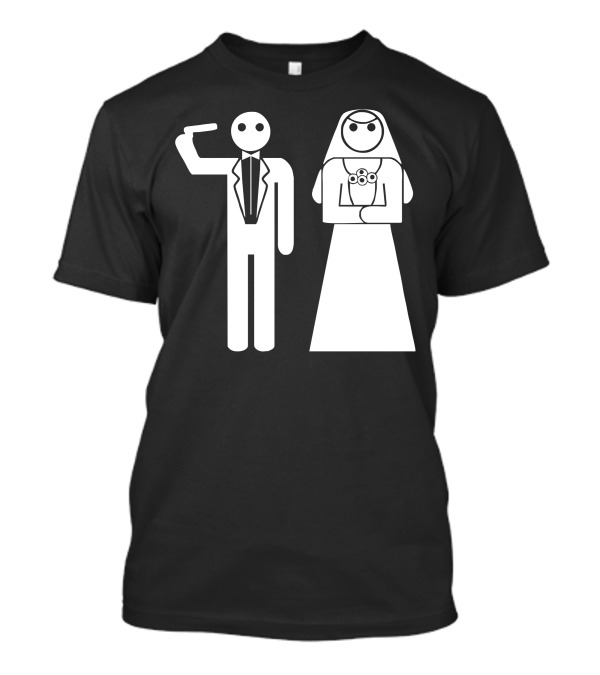 Game Over Stickman Wedding Bachelor Party Junggesellenabschied Hochzeit T-Shirt