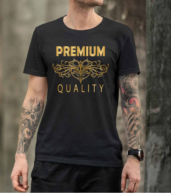 Premium Quality Golden Ornamental T-Shirt