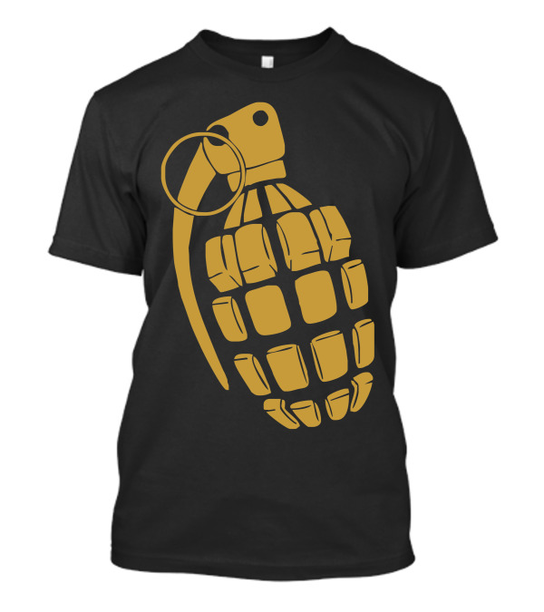 Granate Grenade Weapon Krieg War Pc Game Classic Usa Army T-Shirt