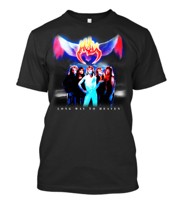 Helix Long Way To Heaven Band With Wings T-Shirt