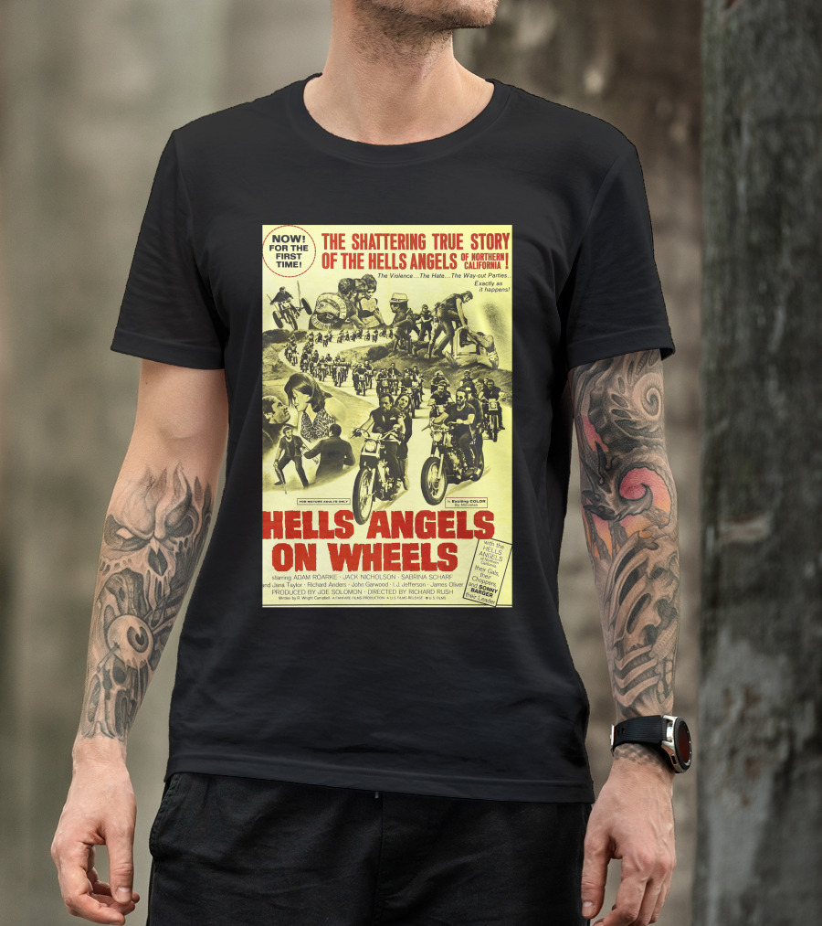 Now The Shattering True Story Of The Hells Angels Of Northern California Hells Angels On Wheels T-Shirt