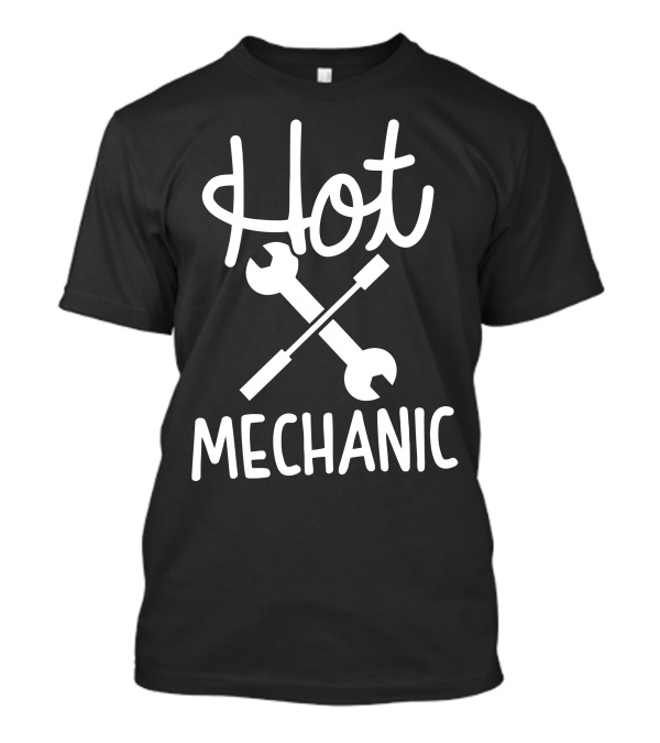 Hot Mechanic Wrench And Screwdriver Crossed T-Shirt