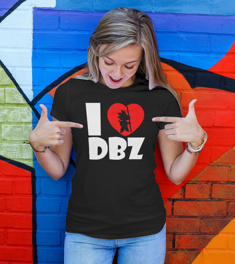 I Love DBZ Super Saiyajin Dragonball Z Son Goku Vegeta Piccolo T-Shirt