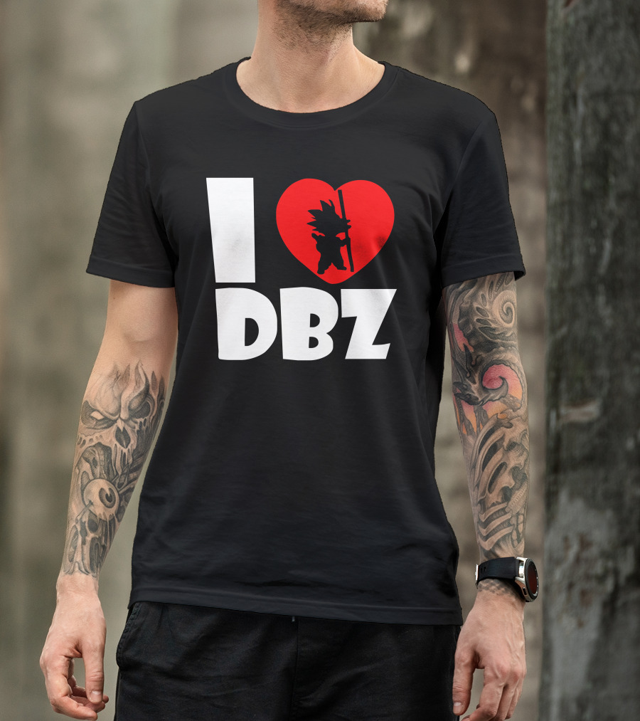 I Love DBZ Super Saiyajin Dragonball Z Son Goku Vegeta Piccolo T-Shirt