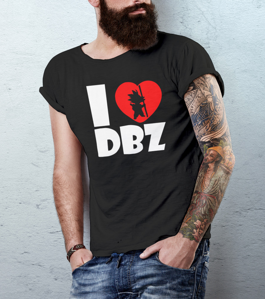 I Love DBZ Super Saiyajin Dragonball Z Son Goku Vegeta Piccolo T-Shirt