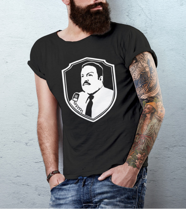 Kaufhaus Cop Fun Kult Spooner Serie King Of Queens Doug Heffernan Shield Badge T-Shirt