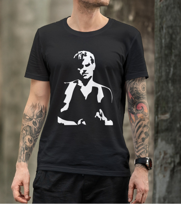 Kings Of Leon Caleb Followill Monochrome Indie Rock Music T-Shirt