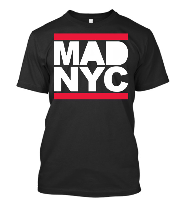 Mad NYC New York City Urban Runway Fashion Baseball Jersey T-Shirt
