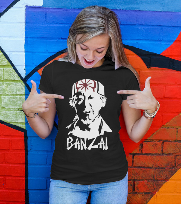 Banzai Mr Miyagi Karate Kid Cobra T-Shirt