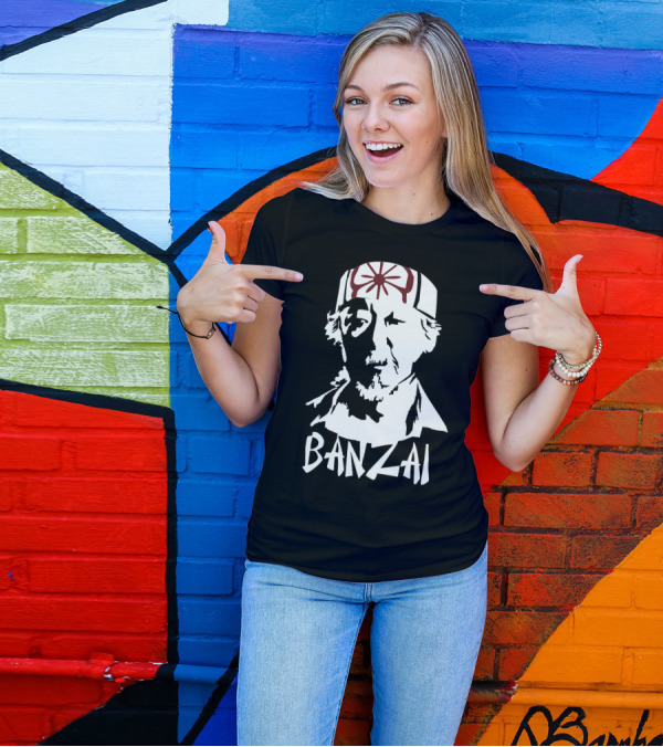 Banzai Mr Miyagi Karate Kid Cobra T-Shirt