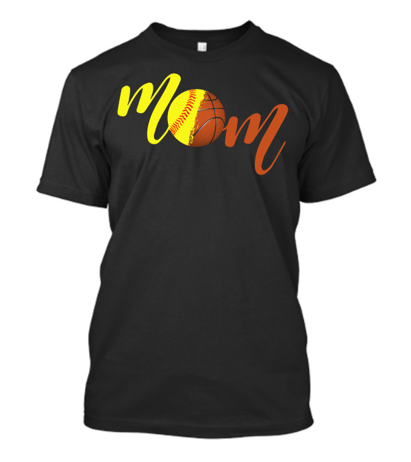 Mom Softball Basketball Sports Fan T-Shirt