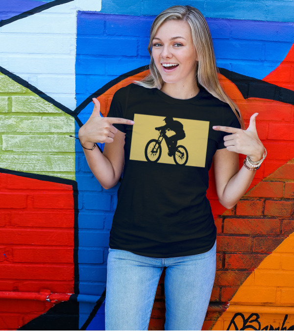 Mountain Biking Silhouette Adventure T-Shirt