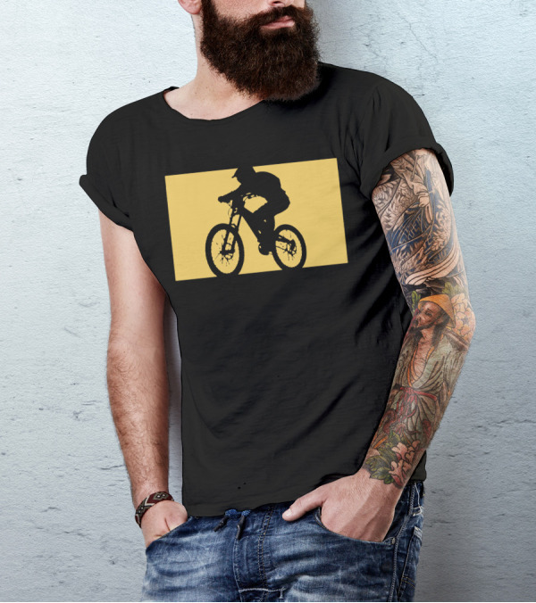 Mountain Biking Silhouette Adventure T-Shirt