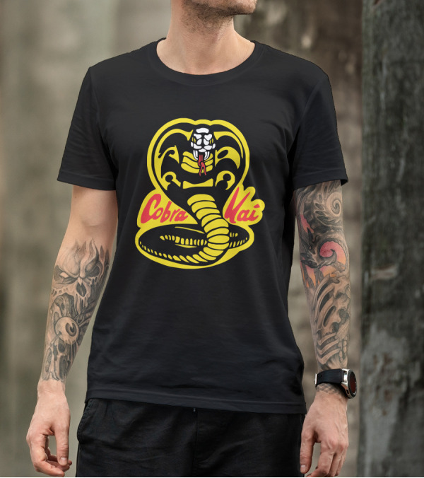 Cobra Kai Karate Kid Film Inspired Retro Cobra T-Shirt
