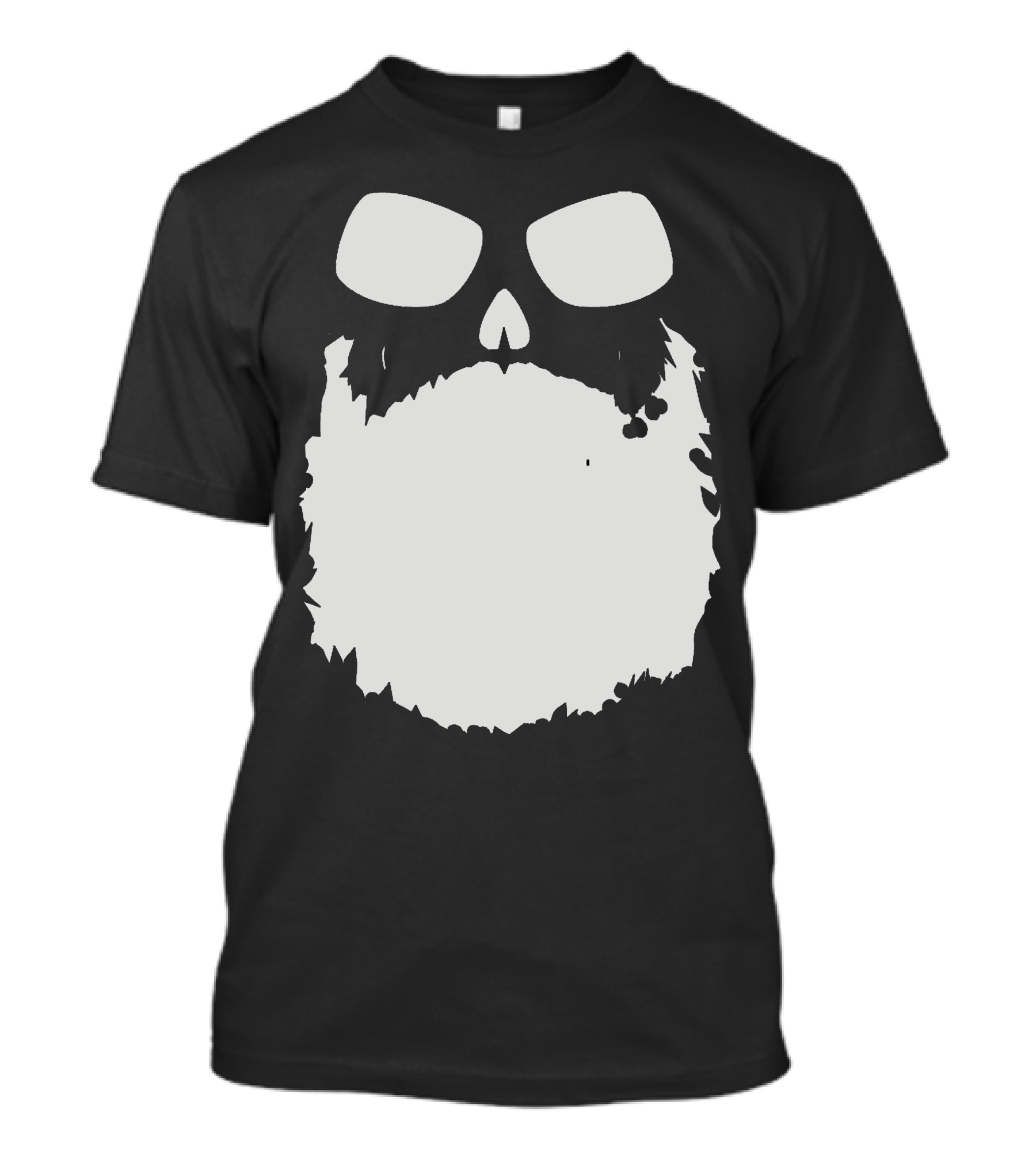 Mr Beard Face Silhouette With Glasses T-Shirt