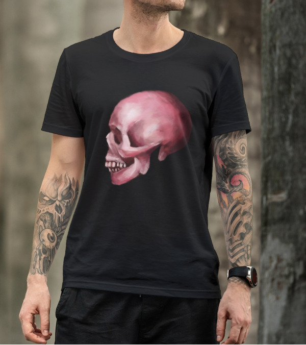 Pink Skull Concept Digital T-Shirt