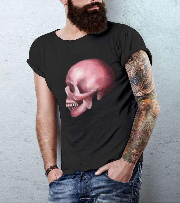 Pink Skull Concept Digital T-Shirt