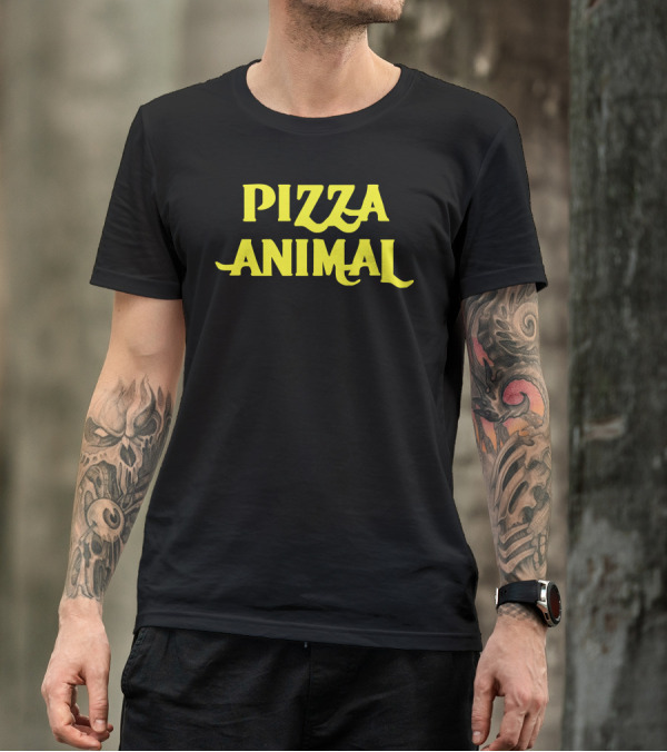 Pizza Animal Funny Diet Gym New T-Shirt