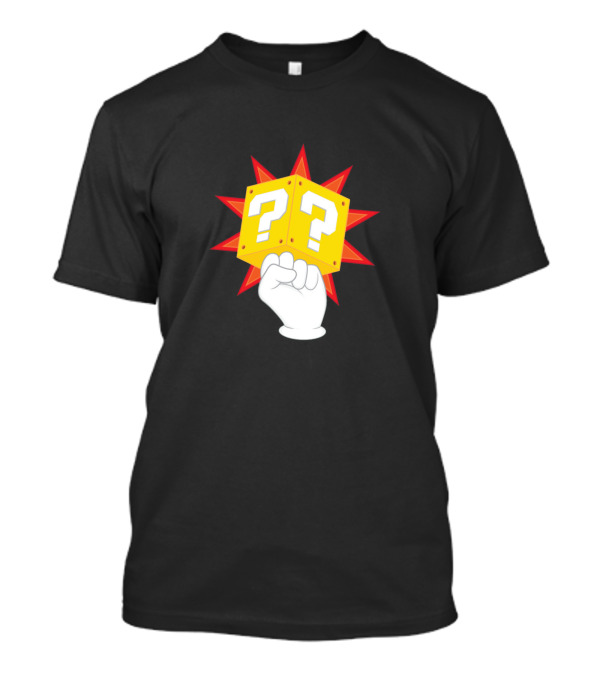 Power To The Plumbers Question Block Fist T-Shirt