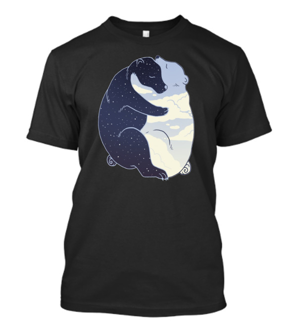 Protect Our Fat Bears Night And Day Hugging Polar And Grizzly Bears T-Shirt