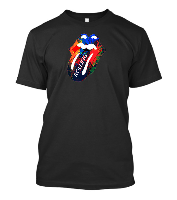 Rolling Tongue Color Splash T-Shirt
