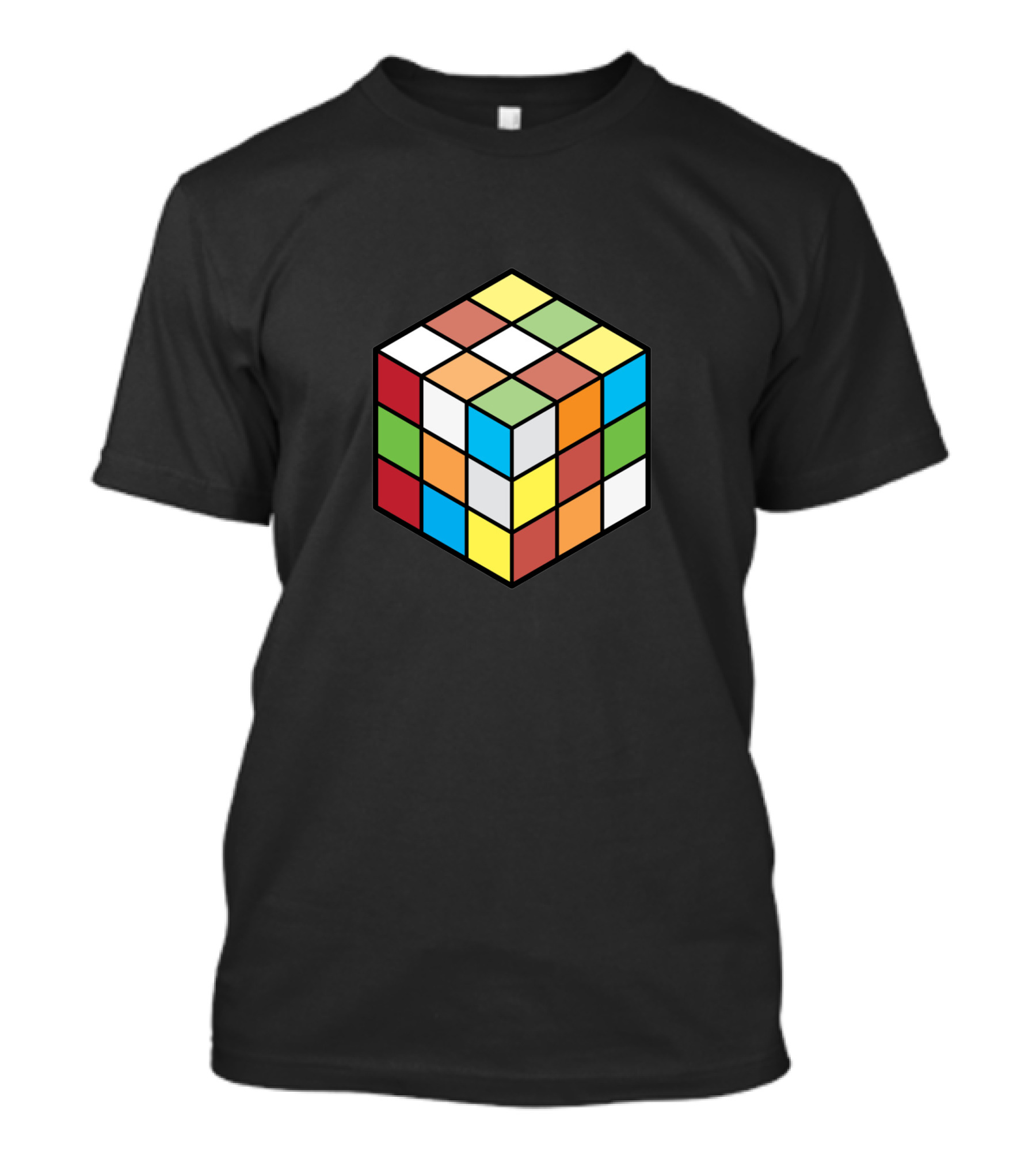 Rubik's Cube Classic Multicolor Puzzle T-Shirt