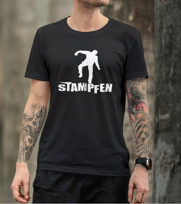 Stampfen Shranz DJ Hacke Musik T-Shirt