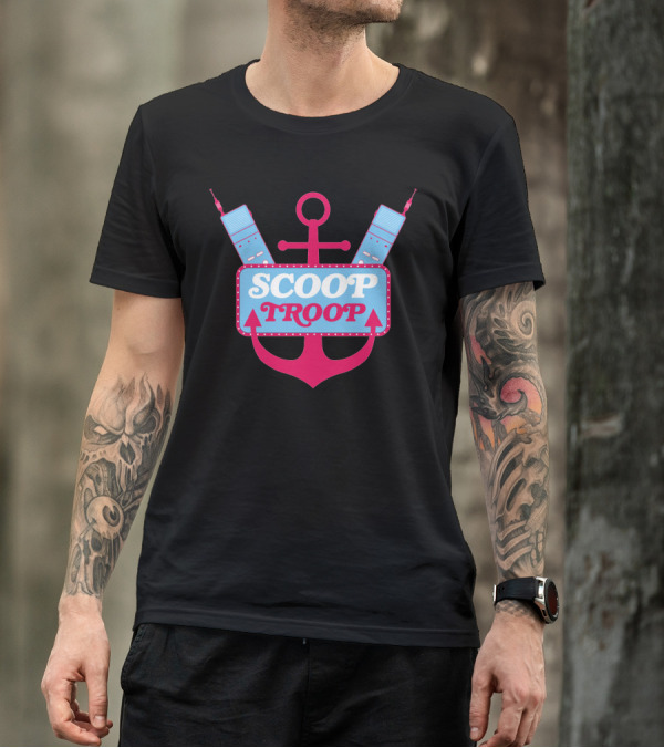 Scoop Troop Anchor Ice Cream Parlor T-Shirt