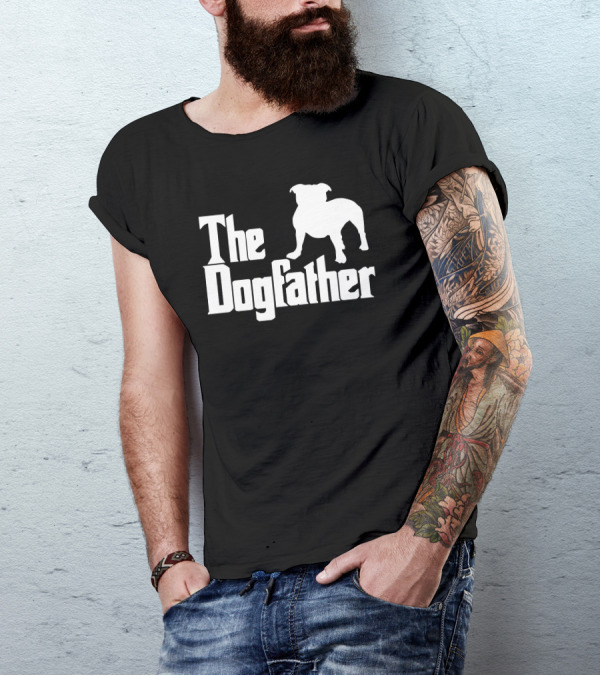 The Dogfather Nerd Der Pate Godfather Fun Paw Mafia Canine Classic T-Shirt