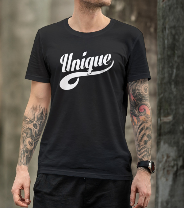 Unique Retro Script T-Shirt
