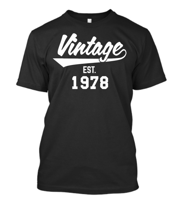 Vintage Est. 1978 T-Shirt