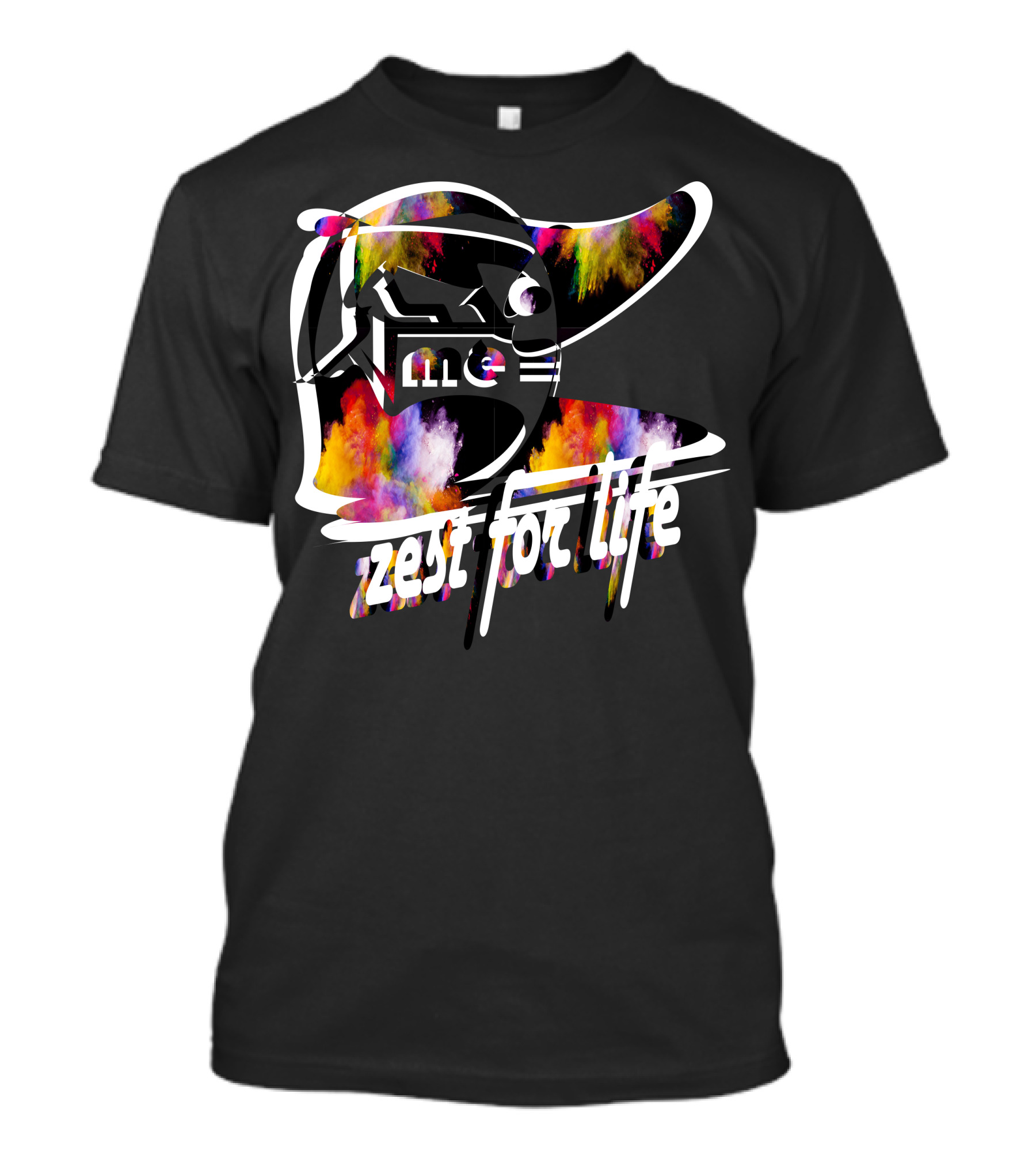 Zest For Life Colorful Vans Graphic Explosion T-Shirt