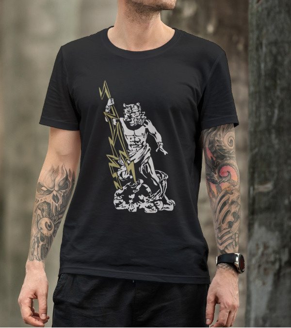 Zeus Gott Griechenland Olymp Herrscherblitz Mythologie Jupiter T-Shirt