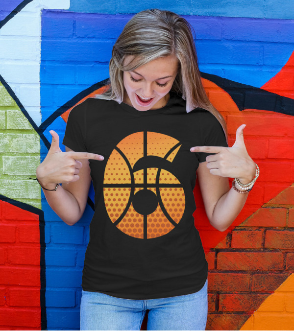 Basketball-Themed Number 6 T-Shirt