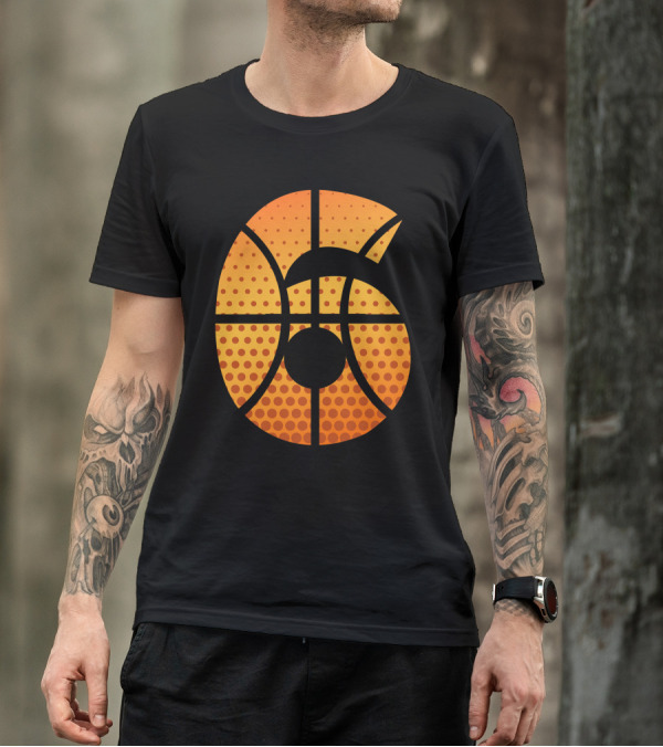 Basketball-Themed Number 6 T-Shirt