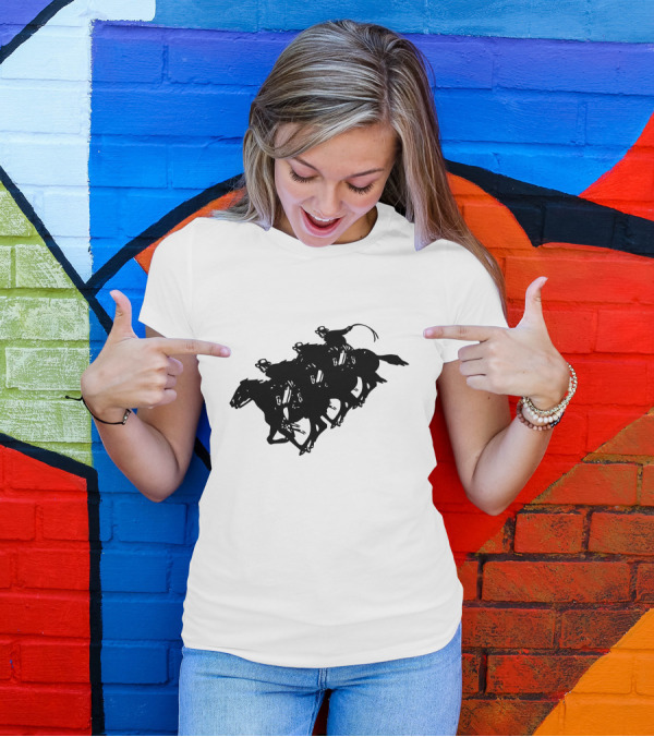 Cowboy Equestrian Racing T-Shirt