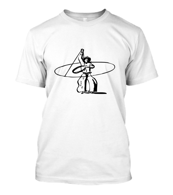 Cowboy Style Lasso Looping Iconic Western T-Shirt