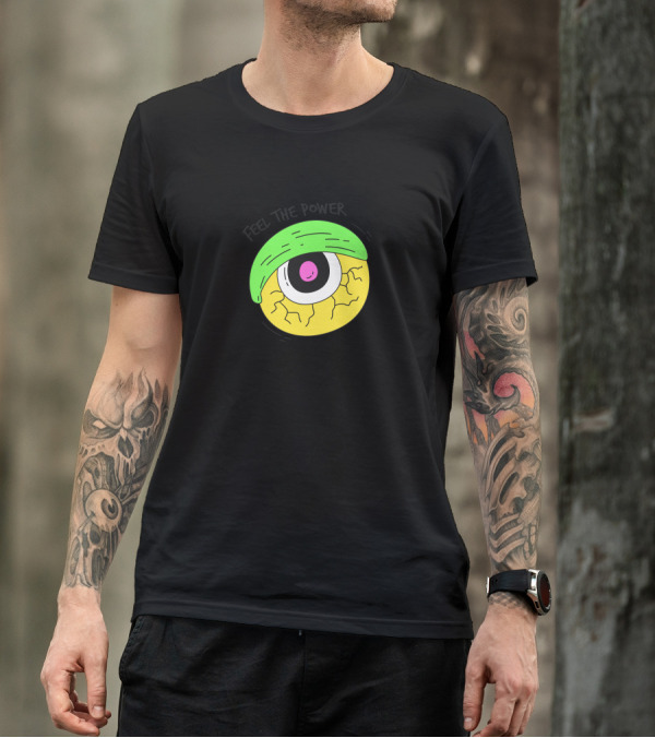 Feel The Power Vibrant Eyeball T-Shirt