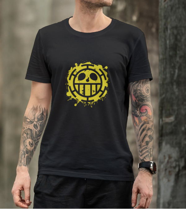 One Piece Heart Pirates Trafalgar Law Jolly Roger T-Shirt