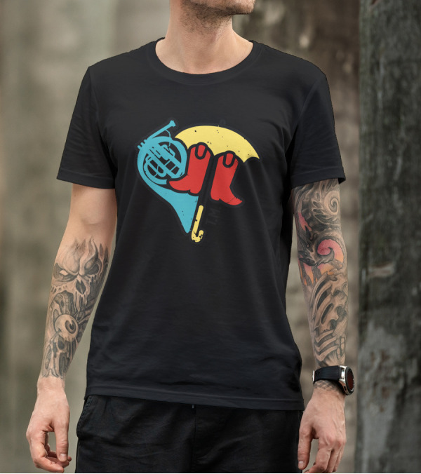 How I Met Your Mother French Horn Yellow Umbrella Red Boots T-Shirt