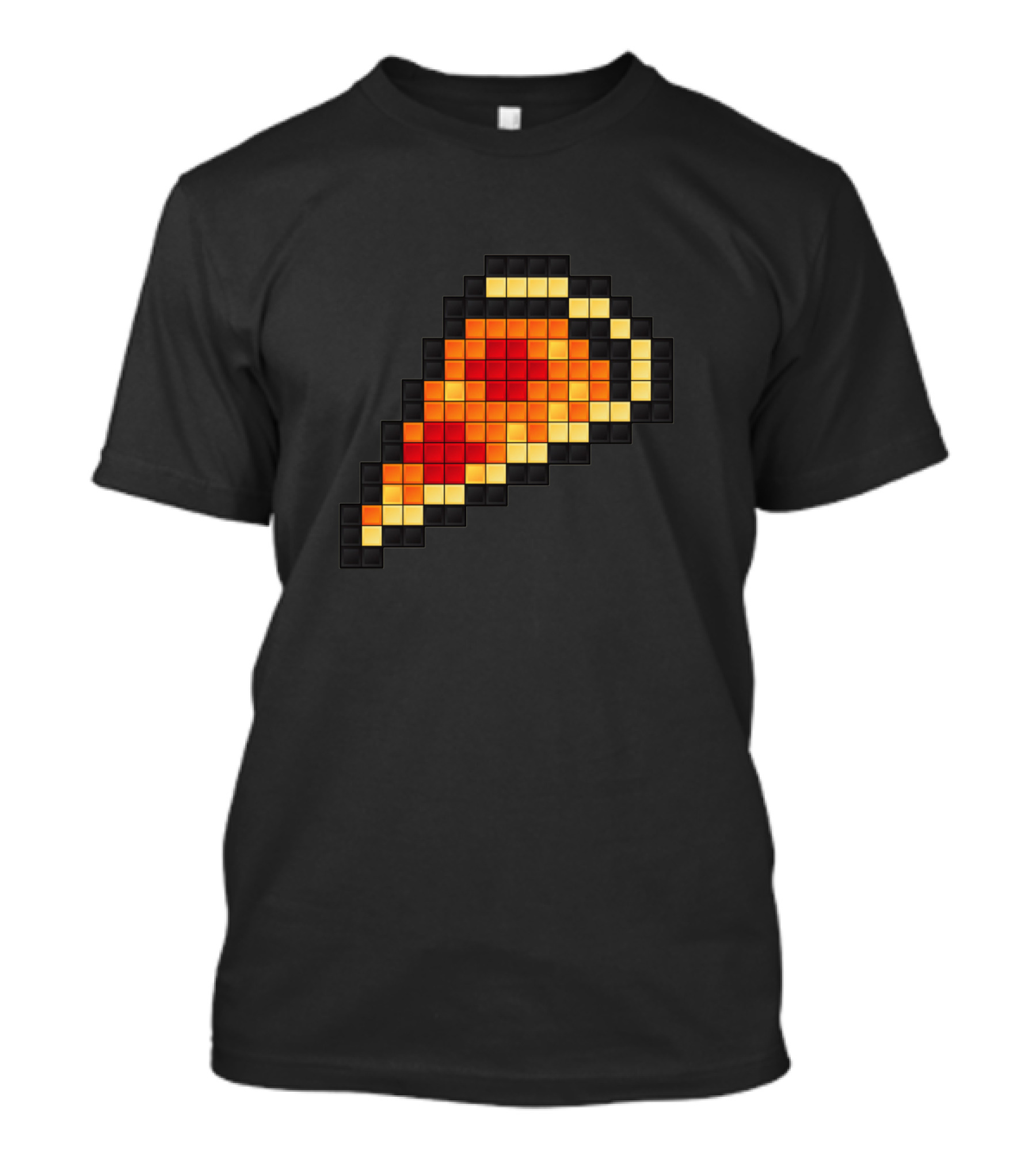 Pixel Art Pizza Slice Retro 8-Bit T-Shirt