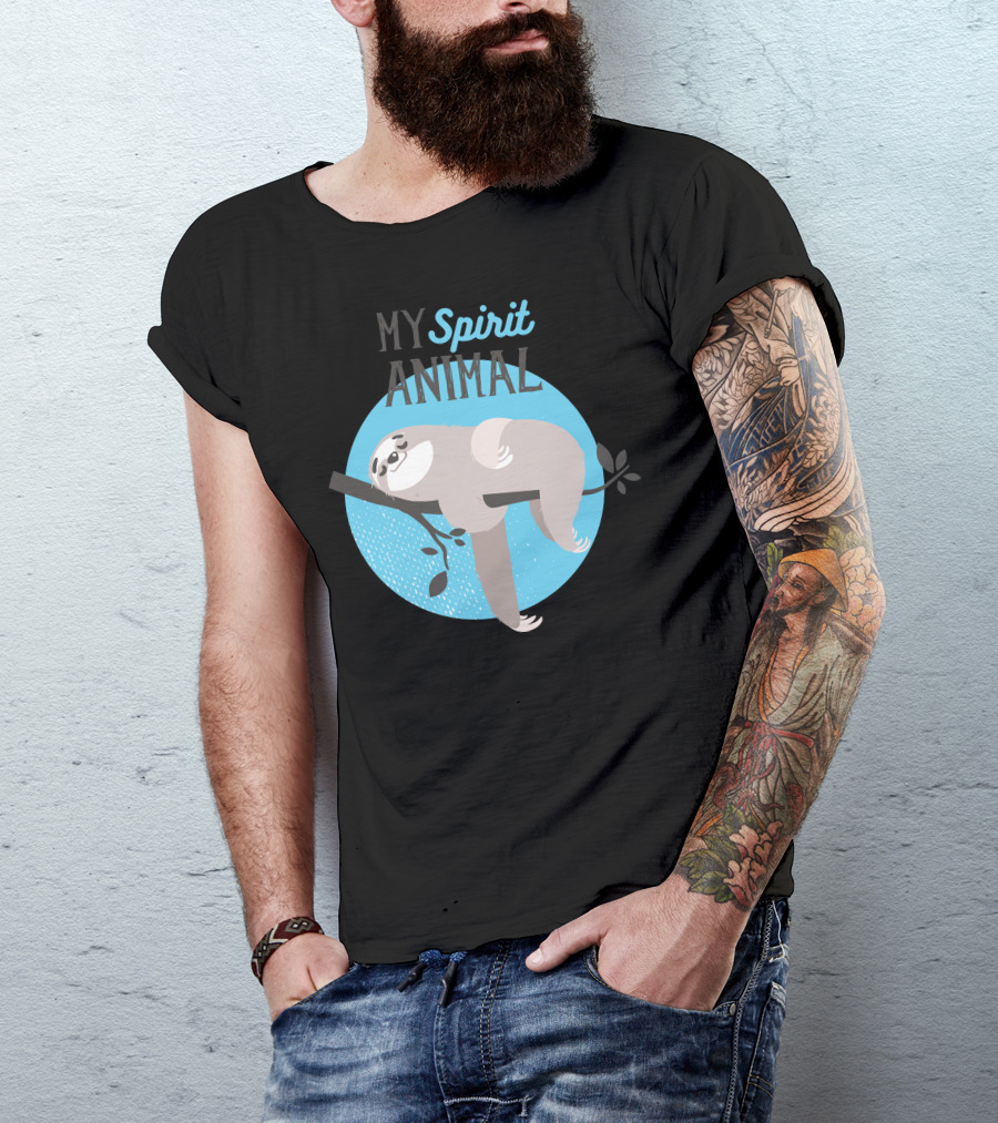 My Spirit Animal Sloth Relaxed On A Branch T-Shirt