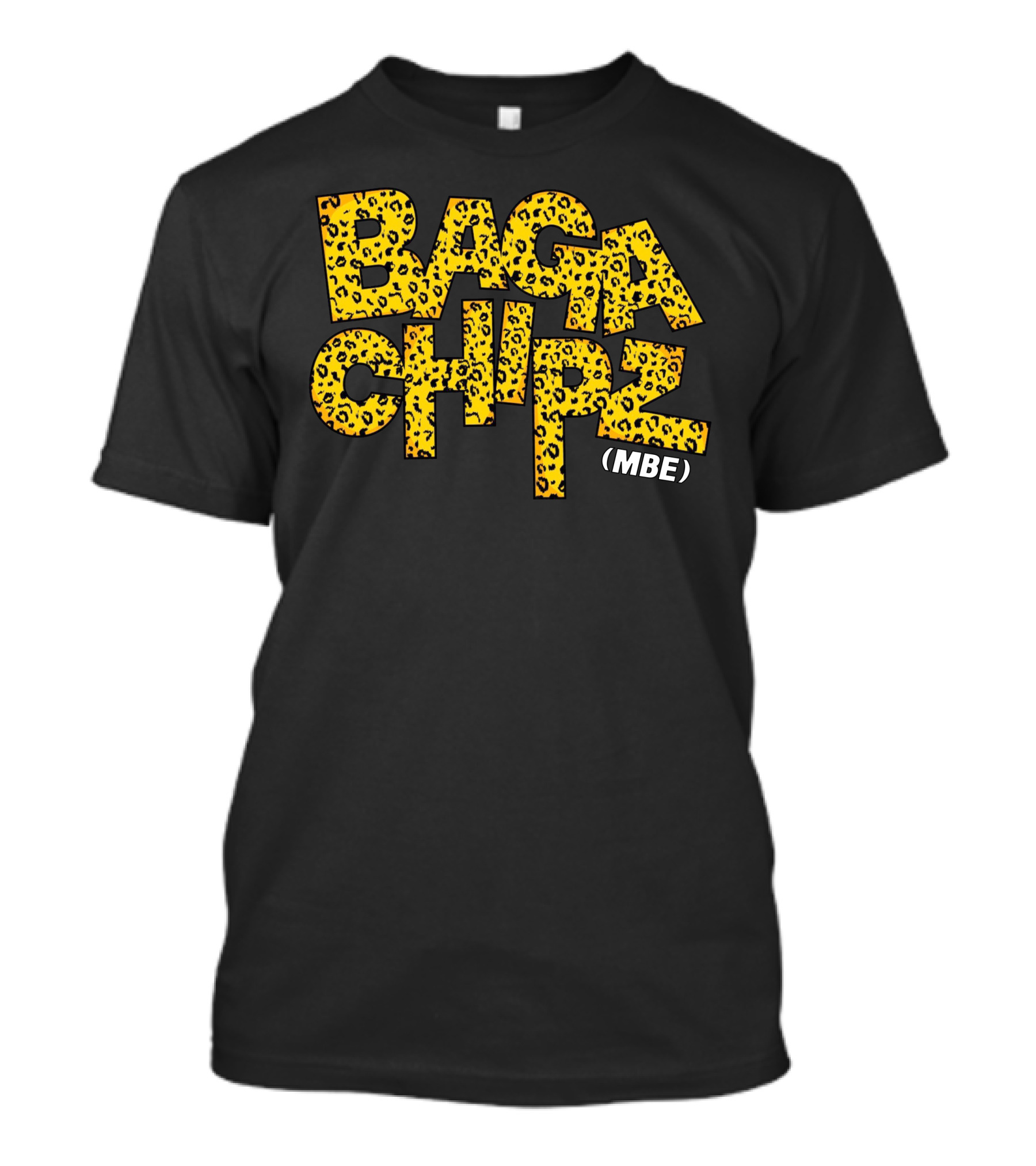Baga Chipz MBE Leopard Print Merch T-Shirt