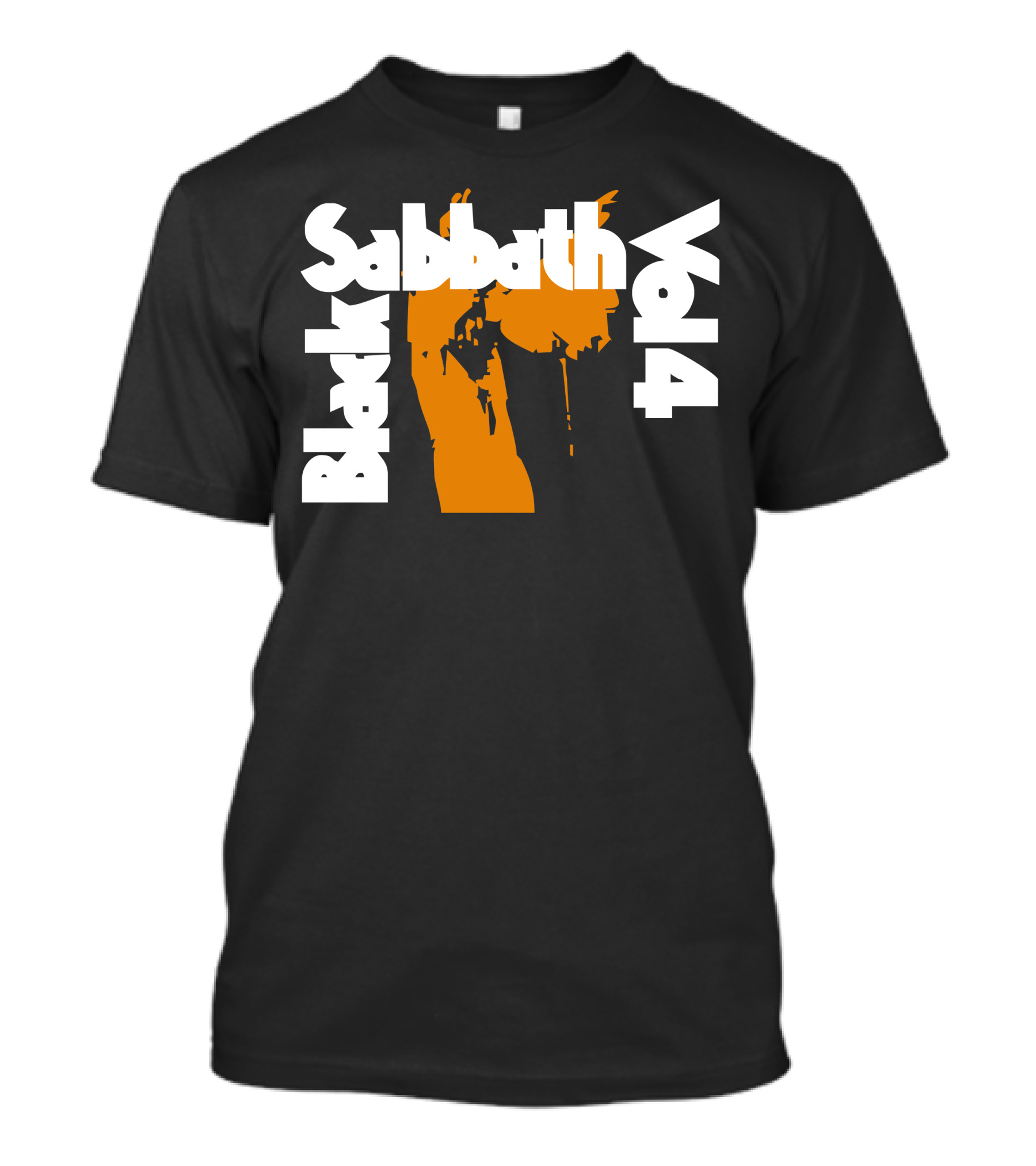 Black Sabbath Vol 4 Iconic Orange T-Shirt