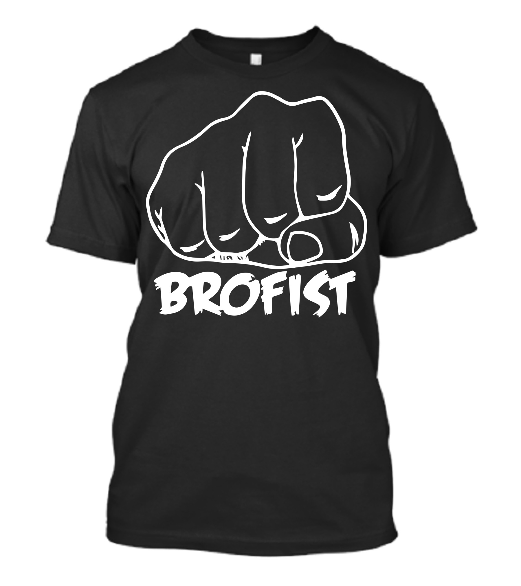 Brofist PewDiePie Fist Logo Punch Black White T-Shirt