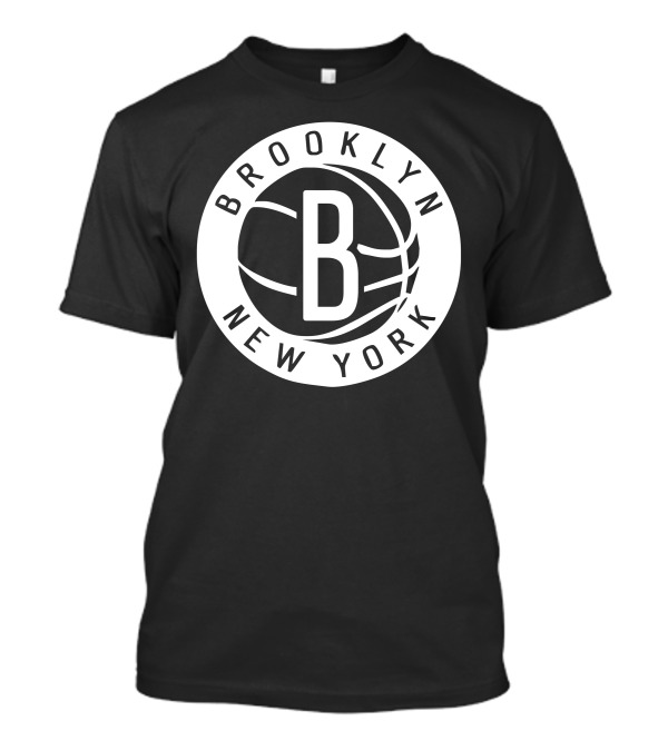 Brooklyn New York B Basketball Emblem T-Shirt