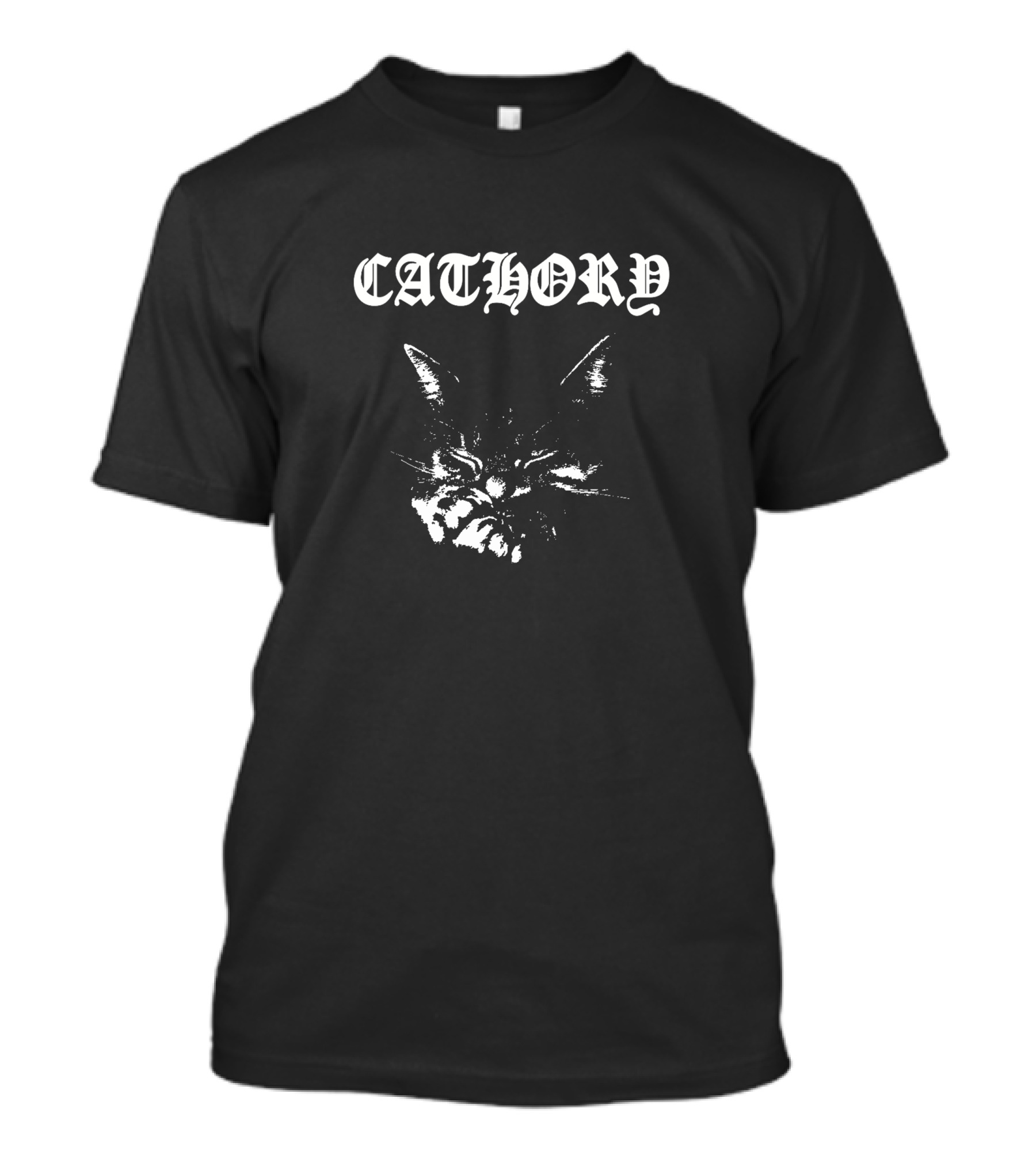 CATHORY Black Metal Cat T-Shirt