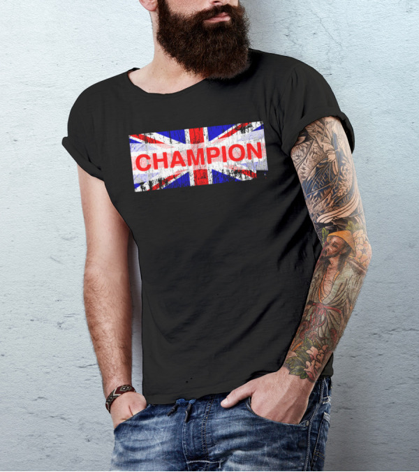 Champion Union Jack Flag T-Shirt