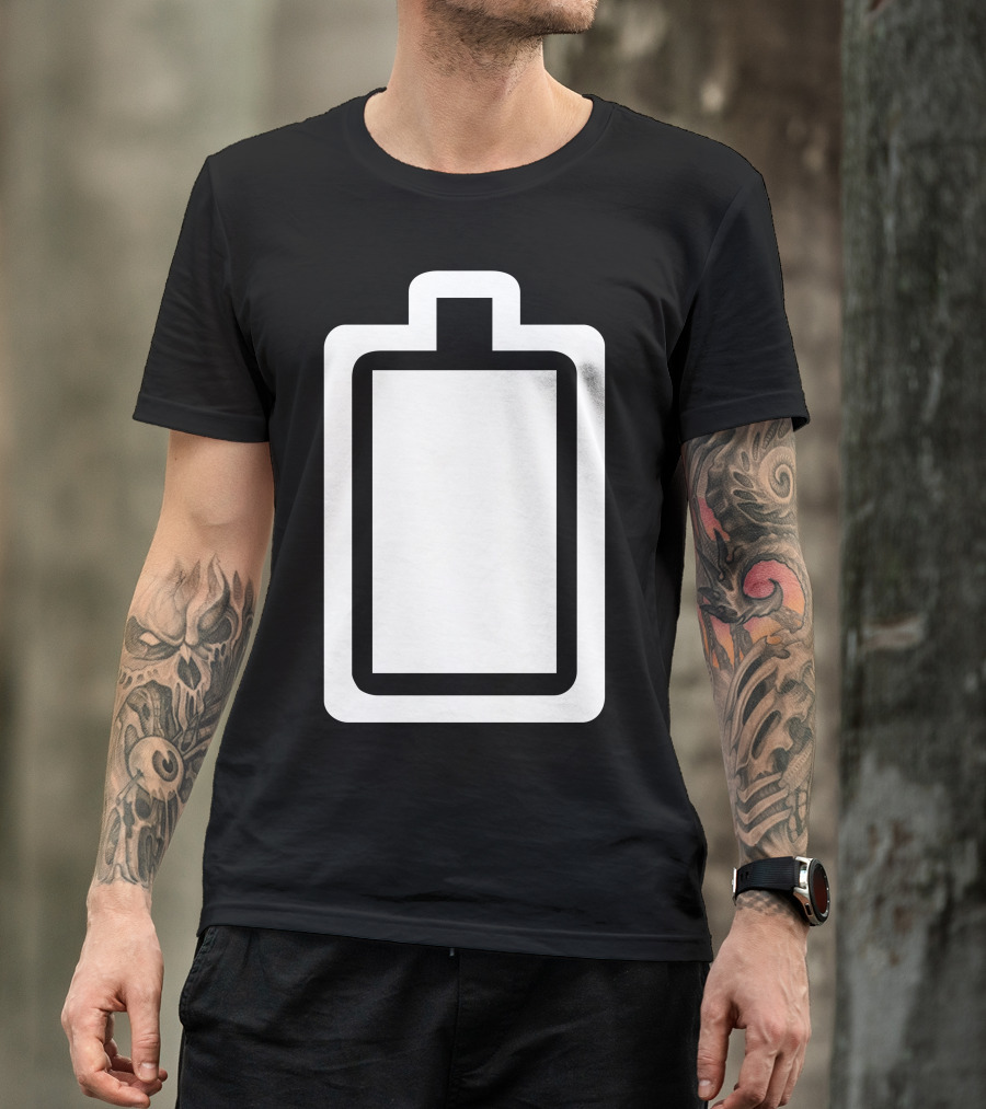 Charged Battery Icon Energy T-Shirt
